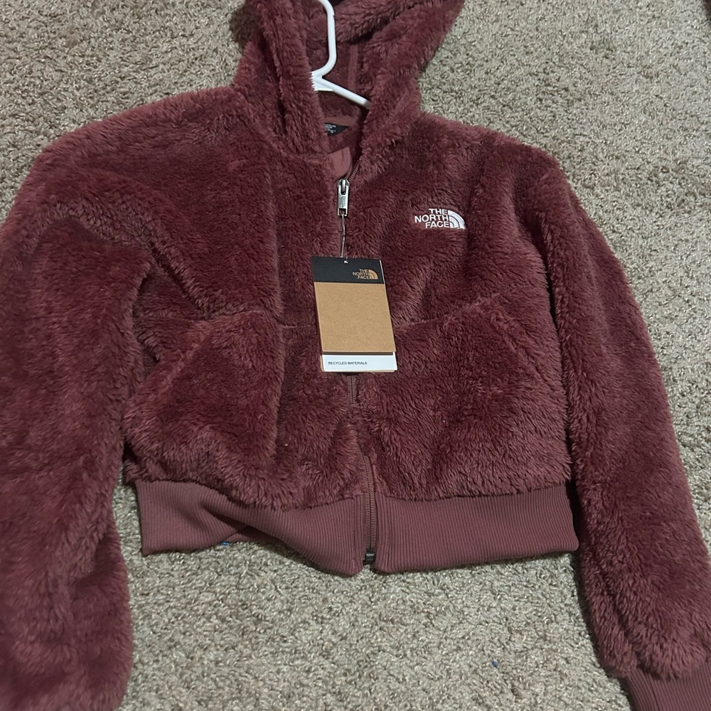 The North Face Maroon Fleece Hoodie
